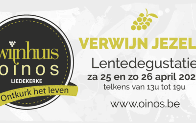 lentedegustatie – Oinos (Liedekerke) – 13 tot 19 uur (zondag)
